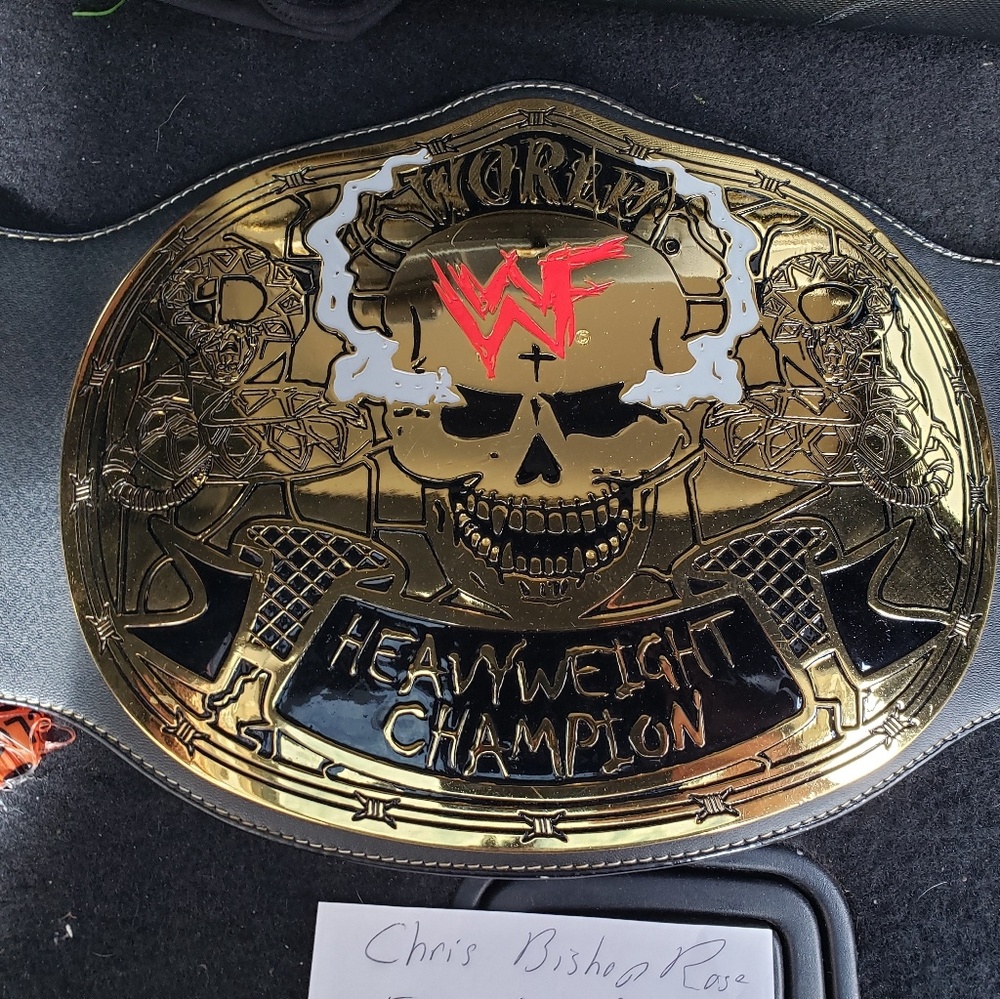 WWF SMOKING SKULL BELT